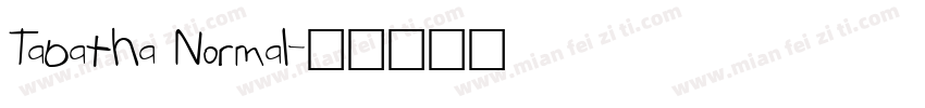 Tabatha Normal字体转换